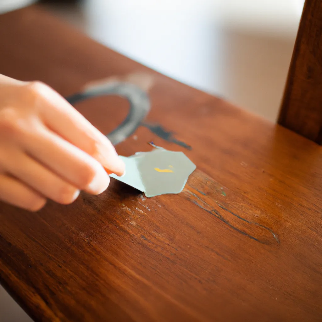 Jak usunąć naklejki z mebli?